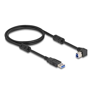 DeLOCK Cavo USB 5 Gbps Tipo-A maschio per Tipo-B maschio 90° angolata a destra 1 m