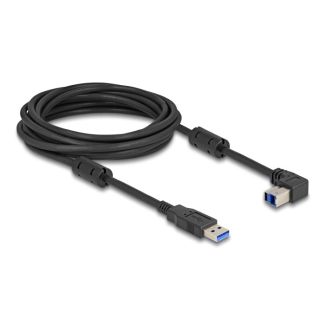 DeLOCK USB 5 Gbps Cable Type-A male to Type-B male 90° upwards angled 5 m