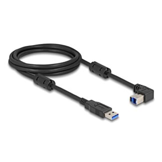 DeLOCK Cavo USB 5 Gbps Tipo-A maschio per Tipo-B maschio 90° angolato verso l'alto 2 m