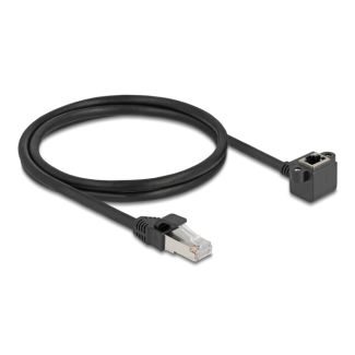 DeLOCK 81097 networking cable Black 1 m Cat6 F/UTP (FTP)