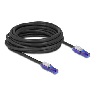 DeLOCK 80930 cavo di rete Nero, Viola 7,5 m Cat6 U/UTP (UTP)