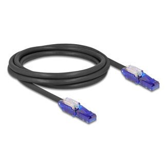 DeLOCK 80927 cavo di rete Nero, Viola 2 m Cat6 U/UTP (UTP)
