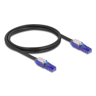 DeLOCK 80926 networking cable Black, Violet 1 m Cat6 U/UTP (UTP)