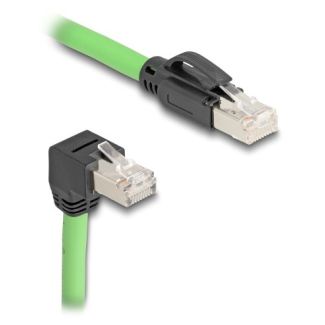 DeLOCK 80897 networking cable Black, Green 5 m Cat6a SF/UTP (S-FTP)