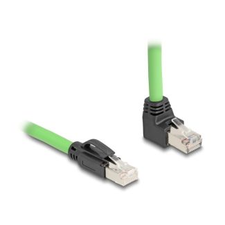 DeLOCK 80892 networking cable Black, Green 1 m Cat6a SF/UTP (S-FTP)