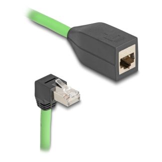 DeLOCK 80888 networking cable Black, Green 5 m Cat6a SF/UTP (S-FTP)