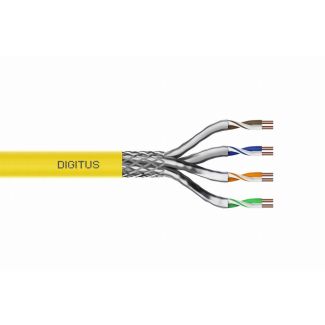 Digitus CAT 7A S/FTP, installation cable, 500 m, simplex, Dca-s1a d1 a1 , GHMT PVP certified