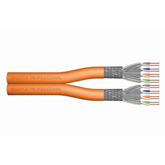 Digitus CAT 7 S/FTP data cable - installation cable, 500 m, duplex, Dca-s2, d1, a1