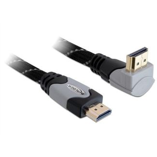 DeLOCK 2m High Speed HDMI 1.4 HDMI cable HDMI Type A (Standard) Black, Grey