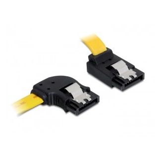 DeLOCK 0.5m SATA III SATA cable Yellow