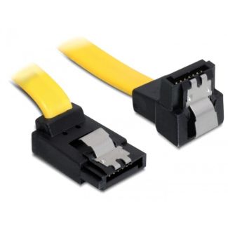 DeLOCK 0.2m SATA M/M SATA cable Yellow