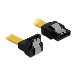 DeLOCK 0.2m SATA M/M cavo SATA 0,2 m SATA 7-pin Giallo