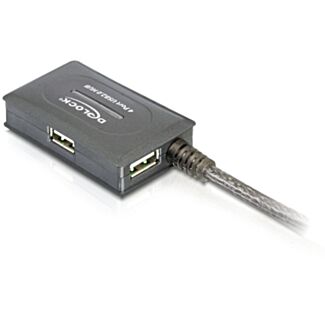 DeLOCK Cavo di Prolunga USB 2.0 da 10 m attivo con 4 porte Hub