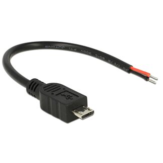 DeLOCK 82697 cavo USB USB 2.0 0,1 m Micro-USB B Nero