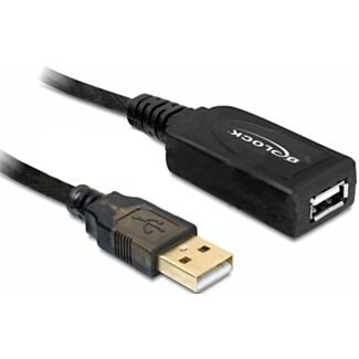 DeLOCK 15m USB 2.0 cavo USB Nero
