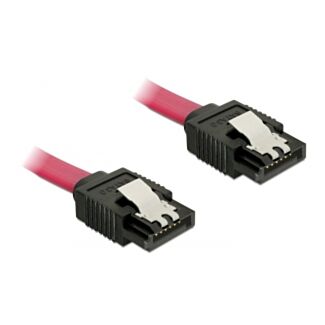 DeLOCK 82674 cavo SATA 0,1 m Rosso