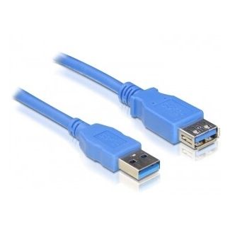 DeLOCK USB 3.0 male/female A/A - 3m USB cable USB A Blue