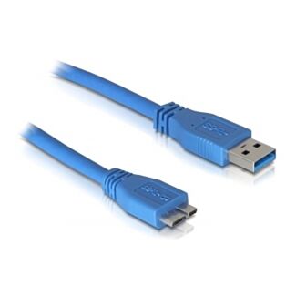 DeLOCK Micro USB 3.0 - 2M cavo USB USB A Blu