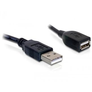 DeLOCK Kabel USB 2.0 Verlaengerung, A/A 15cm S/B USB cable 0.15 m Black