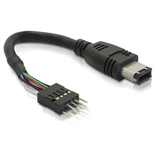 DeLOCK FireWire Cable 0,016 m Nero
