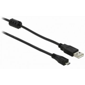 DeLOCK 82335 USB cable USB 2.0 2 m USB A Micro-USB B Black