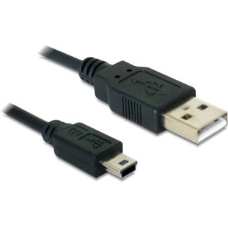 DeLOCK 82311 USB cable USB 2.0 3 m USB A Mini-USB B Black