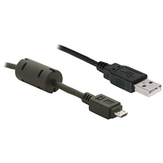 DeLOCK USB 2.0 Cable - 1.0m cavo USB 1 m USB A Micro-USB B Nero