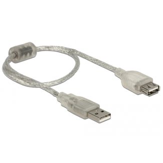 DeLOCK 82244 cavo USB USB 2.0 0,3 m USB A Trasparente