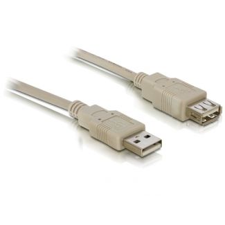 DeLOCK Cable USB 2.0 extension A/A 3m cavo USB USB A Grigio