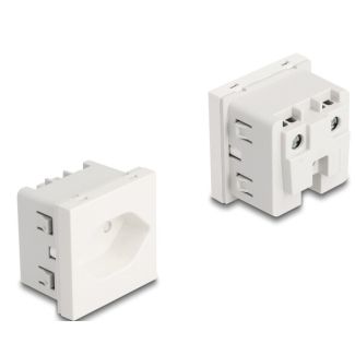 DeLOCK Easy 45 Grounded Power Socket T13 Switzerland 45 x 45 mm