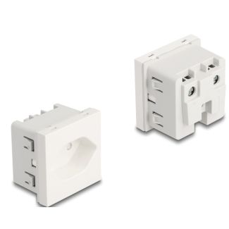 DeLOCK Easy 45 Presa di alimentazione con messa a terra T13 Svizzera 45 x 45 mm