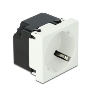 DeLOCK Easy 45 Presa di alimentazione con messa a terra a con disposizione a 45° 45 x 45 mm