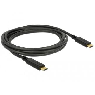 DeLOCK 83668 USB cable USB 3.2 Gen 1 (3.1 Gen 1) 2 m USB C Black