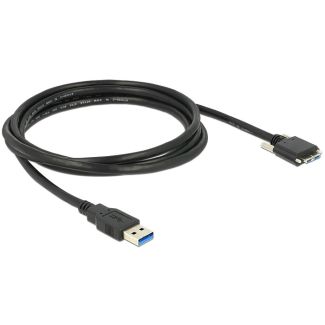 DeLOCK 2m USB 3.0 USB cable USB 3.2 Gen 1 (3.1 Gen 1) USB A Micro-USB B Black