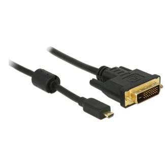 DeLOCK 83585 video cable adapter 1 m Micro-HDMI DVI-D Black