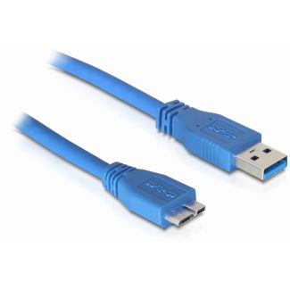 DeLOCK 83502 USB cable USB 3.2 Gen 1 (3.1 Gen 1) 5 m USB A Micro-USB B Blue