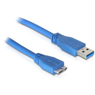 DeLOCK 83502 cavo USB USB 3.2 Gen 1 (3.1 Gen 1) 5 m USB A Micro-USB B Blu