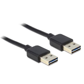 DeLOCK 3m USB 2.0 A cavo USB USB A Nero