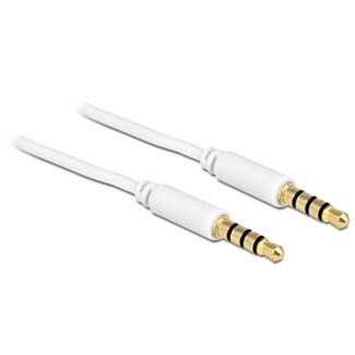 DeLOCK 83440 cavo audio 1 m 3.5mm Bianco