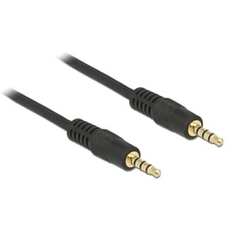 DeLOCK 83435 cavo audio 1 m 3.5mm Nero