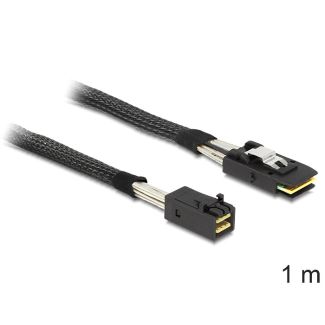 DeLOCK 83389 Serial Attached SCSI (SAS) cable 1 m Black
