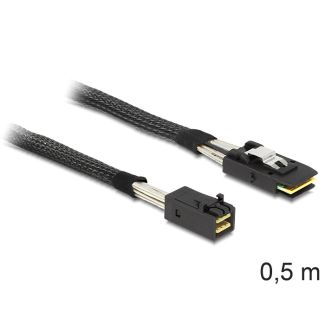 DeLOCK 83388 Serial Attached SCSI (SAS) cable 0.5 m Black