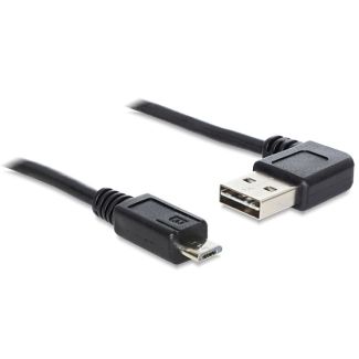 DeLOCK 2m USB 2.0 A - micro-B m/m cavo USB USB A Micro-USB B Nero