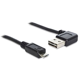 DeLOCK 1m USB 2.0 A - micro-B m/m USB cable USB A Micro-USB B Black