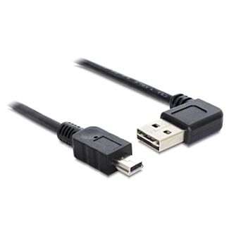 DeLOCK 2m USB 2.0 A - miniUSB m/m cavo USB USB A Mini-USB A Nero