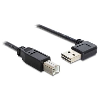 DeLOCK 1m USB 2.0 A - B m/m cavo USB USB A USB B Nero
