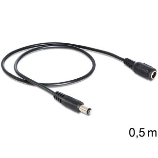 DeLOCK 83290 power cable Black 0.5 m