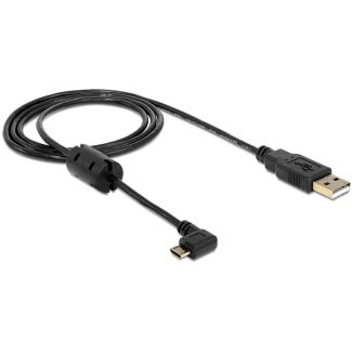 DeLOCK 83250 cavo USB USB 2.0 1 m USB A Micro-USB B Nero