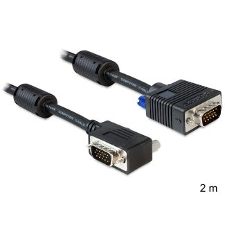 DeLOCK SVGA 2 m VGA cable VGA (D-Sub) Black