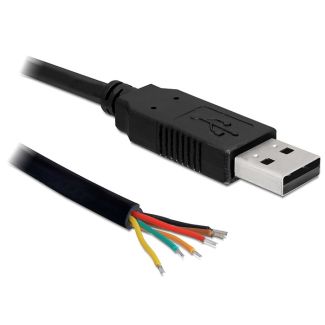 DeLOCK USB2.0/TTL 6 1.8m cavo USB 1,8 m Nero